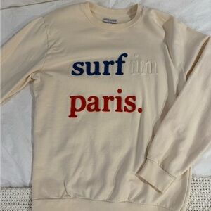 Stylish Cream Crewneck Sweater